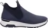 A single blue slip-on shoe is shown against a white background. Produktbild-Vorschau