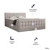 FEDVE Boxspringbett Schlafzimmerbett PUMIKAS , Doppelbett Produktbild-Vorschau 3