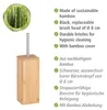 WENKO WC set Bambusa WC kefa Kúpeľňa Kúpeľňa hosťovské WC Náhľad obrázku produktu 3