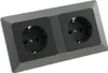 MILOS Set 2 Steckdosen, 250V, 16A, antracite Anteprima dell’immagine prodotto 8