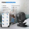 Vulpes Goods mini ventilatore, ventilatore da tavolo, Anteprima dell’immagine prodotto 9