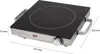 A single induction cooktop on a white background with dimensions indicated. Voir les images du produit