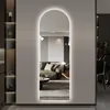 LED-spiegel, 150x50 cm, met verlichting – Bogenvormige Productafbeelding-voorbeeld 3