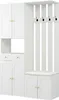 STILVORA Garderobenset Wandgarderobe mit Schuhbank und Produktbild-Vorschau 8