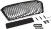 Kühlergrill Sportgrill Wabengrill Grill SCHWARZ GLANZ Produktbild-Vorschau 1