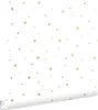 ESTAhome Tapete kleine Sterne Weiß und Gold 53 cm x 10.05 m Produktbild-Vorschau 1