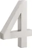 Zelsius numéro de maison en acier inoxydable "4", 13 x 20 Voir les images du produit 1