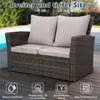 Rattan Gartenmöbel Set,Rattanmöbel Balkonmöbel wetterfestes Produktbild-Vorschau 3