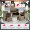 TecTake 403719, Hnědá, 4 sedadlo/sedadel, Dospělí a děti, Náhled obrázku produktu 5