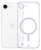 A white iPhone with a clear protective case is shown from the back. Náhled obrázku produktu
