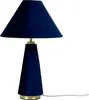 Lampada da tavolo Relaxdays, paralume in velluto e base in Anteprima dell’immagine prodotto 1