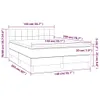 vidaXL Boxspringbett mit Matratze Dunkelgrau 140x200 cm Produktbild-Vorschau 6