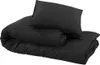 vidaXL Ensemble de literie noir 200x220 cm Microfibre Voir les images du produit 13