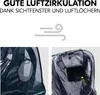 Hauck Car Seat Raincover, Schwarz, Transparent, Produktbild-Vorschau 4