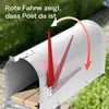 Cassetta postale Wiltec US bianca 150 x 513 x 223 mm, Anteprima dell’immagine prodotto 6