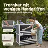 Hasenstall Kaninchenstall zooprinz Oskar mit Rollen | Produktbild-Vorschau 5