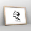 Gerahmtes Poster - Rahmen in heller Eiche - Frau Produktbild-Vorschau 8