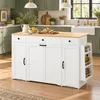 Mueble aparador Merax, isla de cocina, carro de servicio Vista previa de la imagen del producto 4