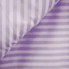 Bettwäsche Set 135x200 cm in Lila Grau mit Streifenmuster Produktbild-Vorschau 8