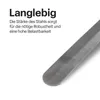 Stabile Metall Schuhlöffel "Silber" ( 79cm ) - XXL Produktbild-Vorschau 5