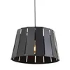 RGB LED Pendelleuchte, schwarz braun, Holzoptik, D 35 cm Produktbild-Vorschau 8
