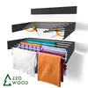 ZEO WOOD Wandwäschetrockner klappbar 120 cm, platzsparender Produktbild-Vorschau 1