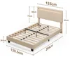 BEALIFE BF27 Polsterbett 120x200 cm mit Lattenrost | Produktbild-Vorschau 6