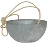 ARTSTONE závesný kôš Fiona Ø 31 x 15 cm sivý Náhľad obrázku produktu 1