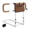 Lit d'aide au lever COSTWAY, pliable à 180°, barrières de Voir les images du produit 1