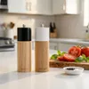 WELLHAUS Salz Pfeffermuehle Set 2 Stück 16cm Holz Keramik Produktbild-Vorschau 5