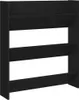vidaXL Scarpiera a muro nera 80x18x90 cm in materiale Anteprima dell’immagine prodotto 10