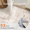 Rond vloerkleed 240 cm in beige en bruin met abstract Productafbeelding-voorbeeld 5