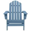 Chaise de jardin Adirondack bois de sapin massif bleu Voir les images du produit 2