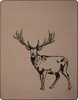 Biederlack Wohndecke Deer mit Zierstich Größe 150 x 200 Produktbild-Vorschau 1