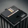 TORRO Galaxy Z Fold7 Lederhülle - Schwarz mit Rotem Detail Produktbild-Vorschau 3
