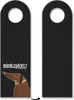 Hereingedackelt Türhänger mit Dackel Motiv Hund Haustüre Produktbild-Vorschau 1