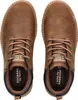 A top-down view of a pair of brown leather Dockers by Gerli men's shoes. Voir les images du produit