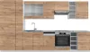 Küchenzeile Vicco Fame-Line Goldkraft Eiche/Weiß 355 cm , Produktbild-Vorschau 1