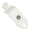 A white plastic roller for a panel curtain is shown against a white background. Produktbild-Vorschau