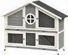 Hasenstall XL Momo grau 144 x 57 x 110 cm Produktbild-Vorschau 13