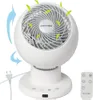 Greenmigo Ventilatore da Tavolo Silenzioso,3D Turbo Anteprima dell’immagine prodotto 1