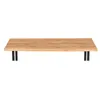 Tischplatte Eiche massiv 4 cm 200cm Länge mit Baumkante Produktbild-Vorschau 4
