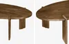 sweeek - Ovaler Couchtisch aus Massivholz 120 cm - Produktbild-Vorschau 3