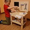 Kruzzel 24820 Kinder-Holzwerkstatt mit Werkzeug Produktbild-Vorschau 12