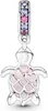 Wisiorek Pandora Pink Sea Turtle Murano Glass Charm Pendant Podgląd zdjęcia produktu 3