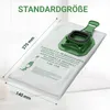 A vacuum cleaner bag with dimensions indicated. Produktbild-Vorschau