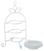 Boltze Etagere - 3-lagig - weis - Metall und Glas - 30 x 23 Produktbild-Vorschau 5