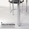 bümö Besprechungstisch Serie-D - Nachbildung: Weiß, Produktbild-Vorschau 5