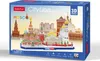 Puzzle 3D Cityline Moskwa - Złożony model miasta dla Náhľad obrázku produktu 1