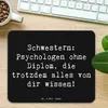 Mr. & Mrs. Panda Mousepad Spruch Schwestern Psychologen - Produktbild-Vorschau 2